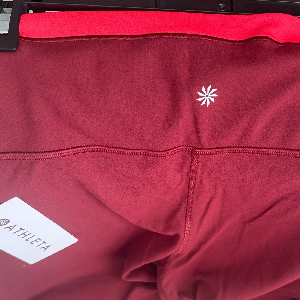 NWT Athleta Transcend Tipped 7/8 Tight Woman’s Leggings Size XL